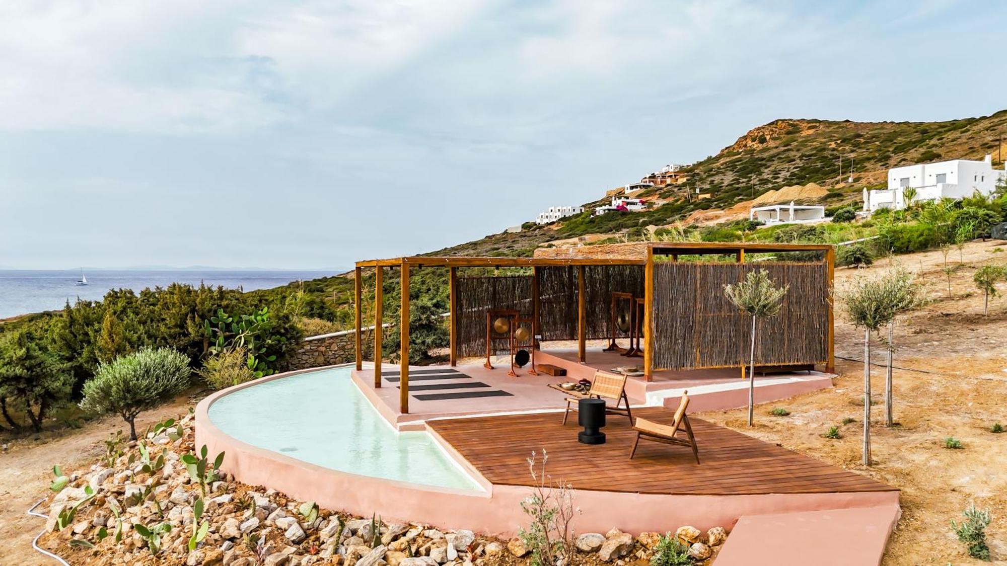 Akre Hotel Sztelída Kültér fotó