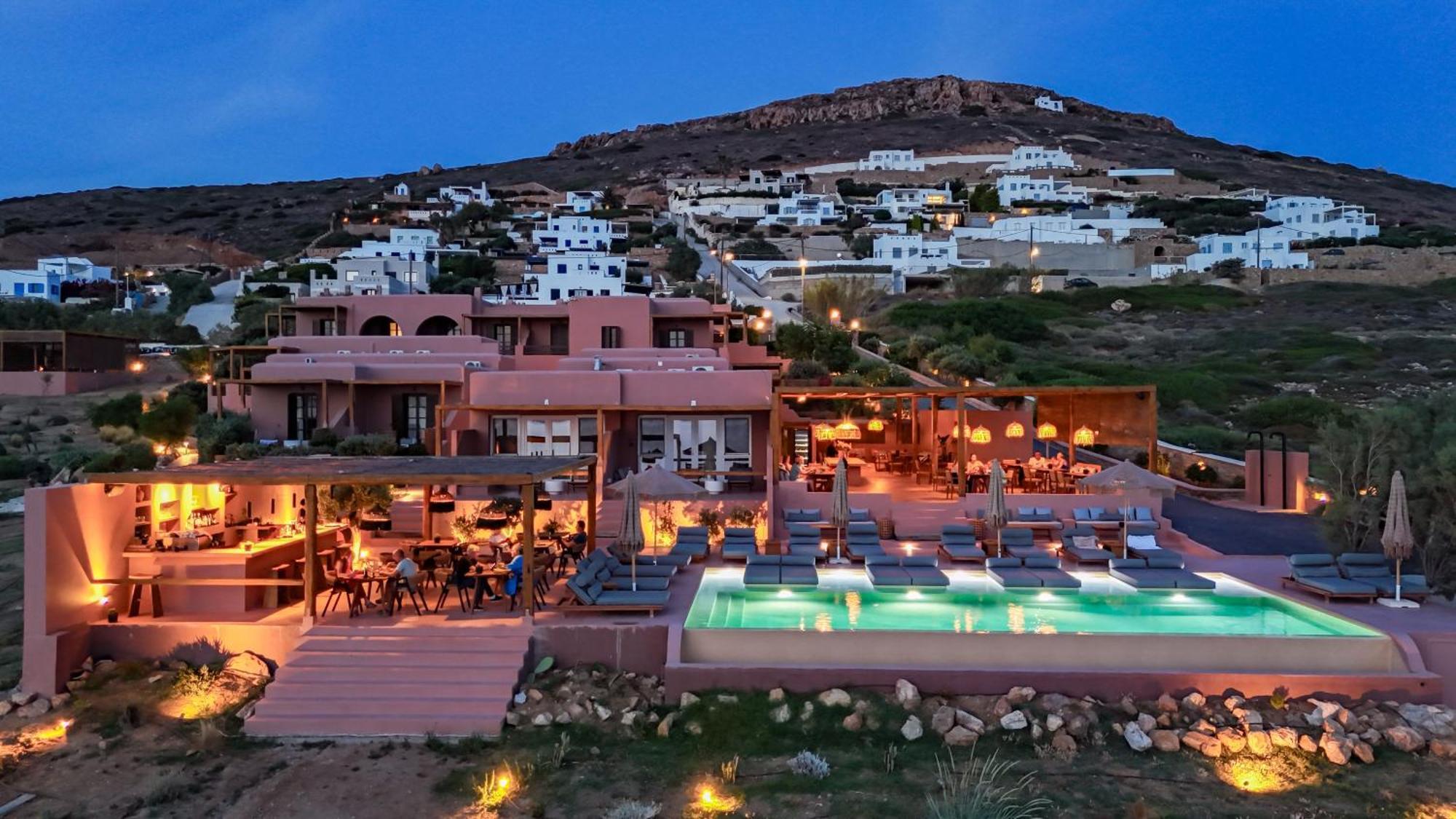 Akre Hotel Sztelída Kültér fotó
